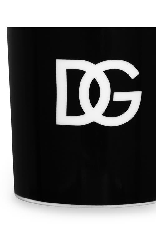 Dolce & Gabbana Dolce&gabbana Dg Log Mug In Black