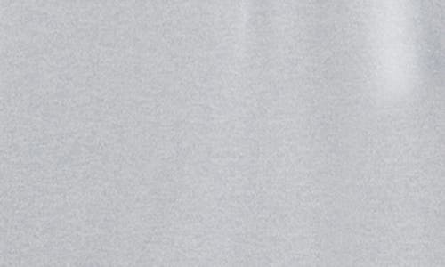Burnside Jersey Quarter Zip Sweatshirt In Heather Light Grey