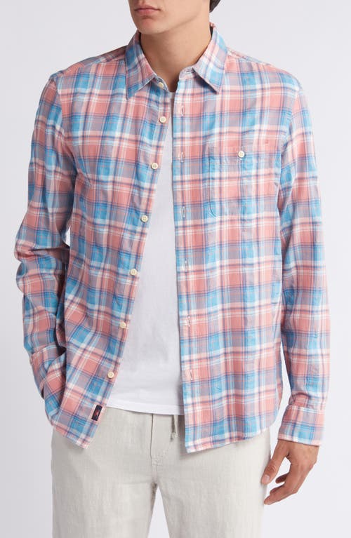 Faherty Tropical Cotton Button-Up Shirt Plaid at Nordstrom,