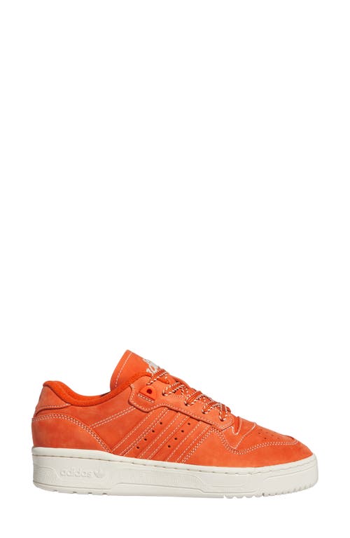 Shop Adidas Originals Adidas Rivalry Low Sneaker In Collegiate Orange/ivory/sand