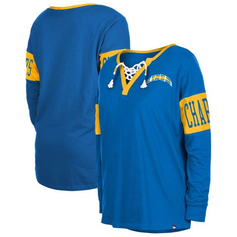 New Era Los Angeles Chargers Girls Shirt Long Sleeve Spirit Jersey Tee