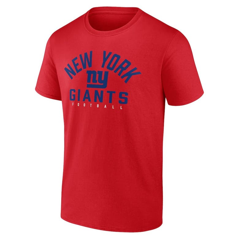 Women's Fanatics Branded Royal/Red New York Giants First