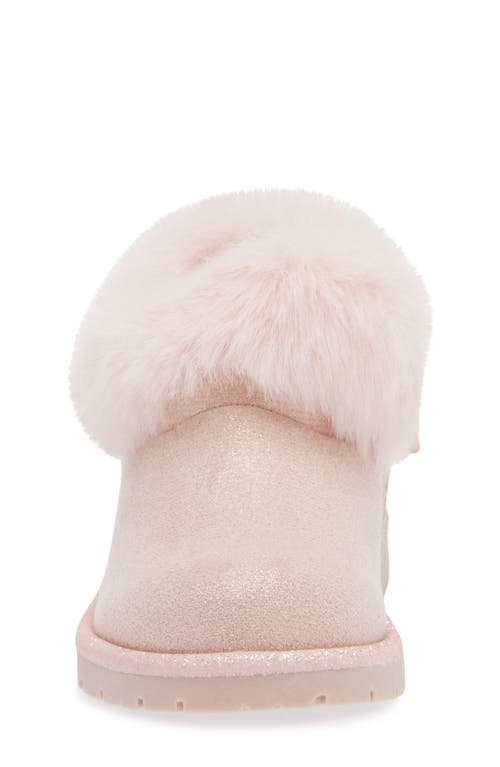 Shop Harper Canyon Kids' Esme Faux Fur Cozy Boot In Pink Light