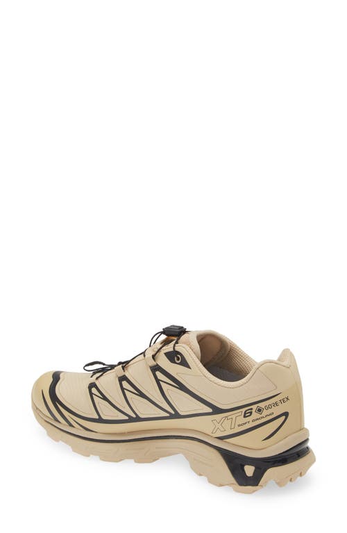 Shop Salomon Xt-6 Gore–tex® Waterproof Sneaker In Safari/safari/black