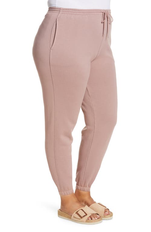 Shop Vince Slim Fit Cotton Joggers In Pink Shell