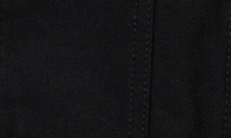 Shop Zadig & Voltaire Kaely Raw Edge Denim Jacket In Noir