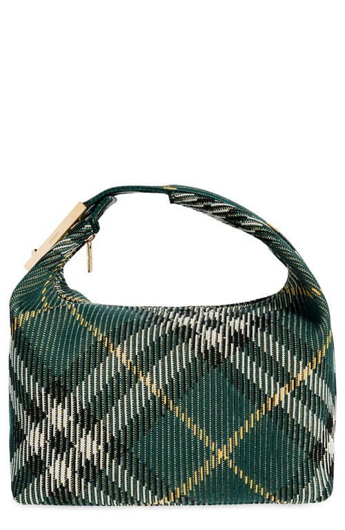 burberry Medium Check Hobo Bag in Ivy at Nordstrom