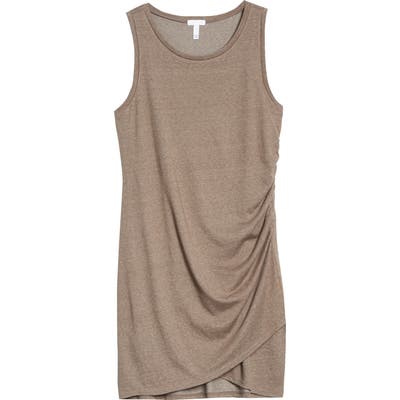 Plus Size Leith Ruched Sheath Dress, Brown