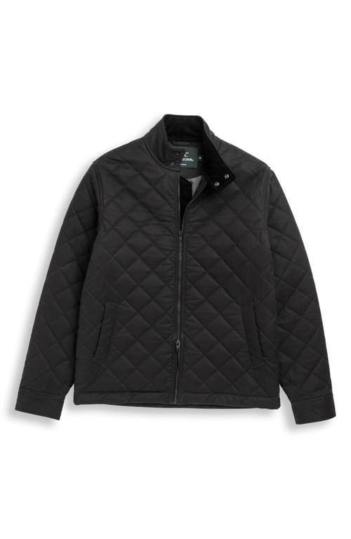 Shop Rodd & Gunn Fenwick Water Repellent Quilted Jacket In Nero