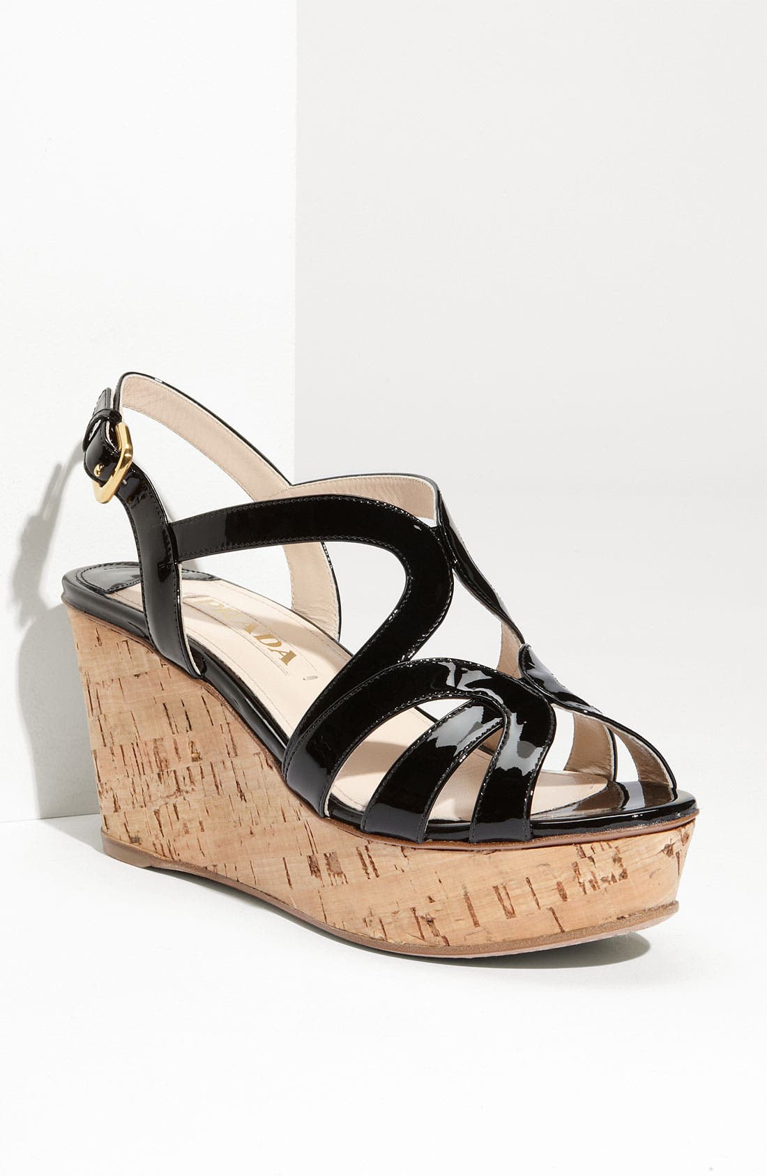 Prada Cork Wedge Sandal Nordstrom