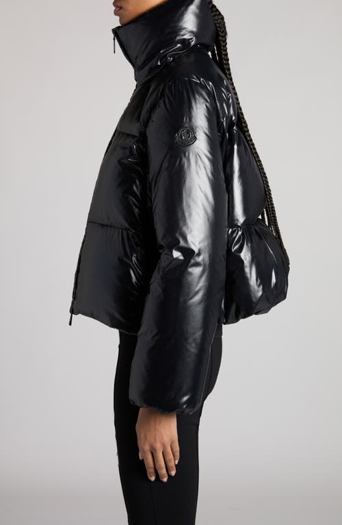 Shop Moncler Breteuil Down Puffer Jacket In Black