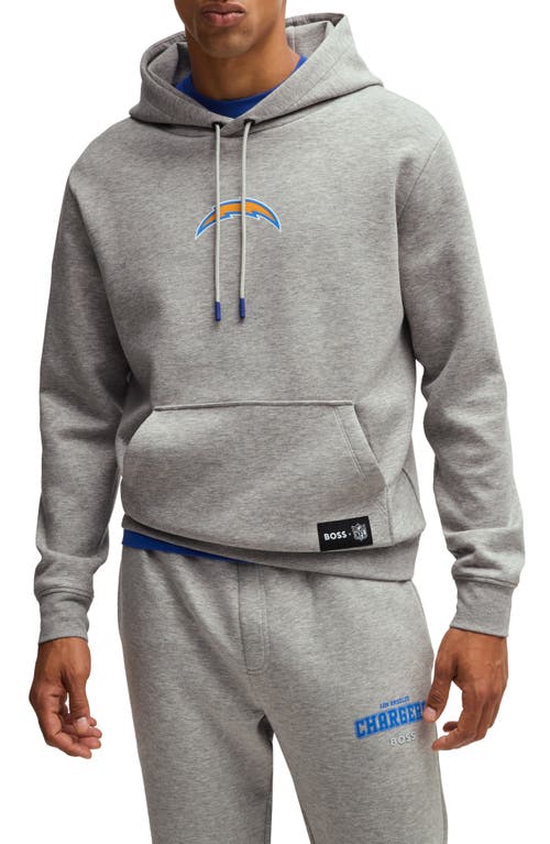 Shop Hugo Boss Boss <br>x Nfl Woodson Graphic Hoodie<br><br> In La Chargers