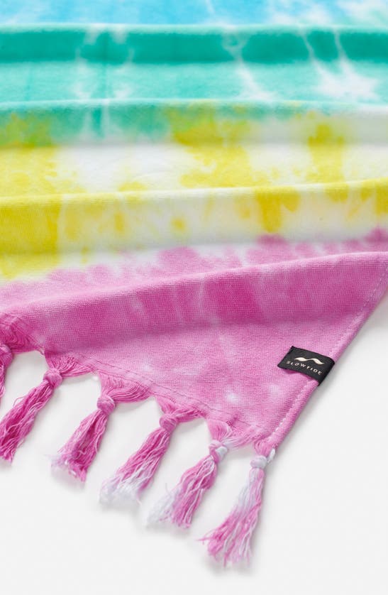 Shop Slowtide Willow Oversize Beach Towel In Tie Dye