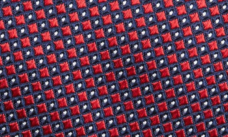 Shop Duchamp Geometric Silk Tie In Red