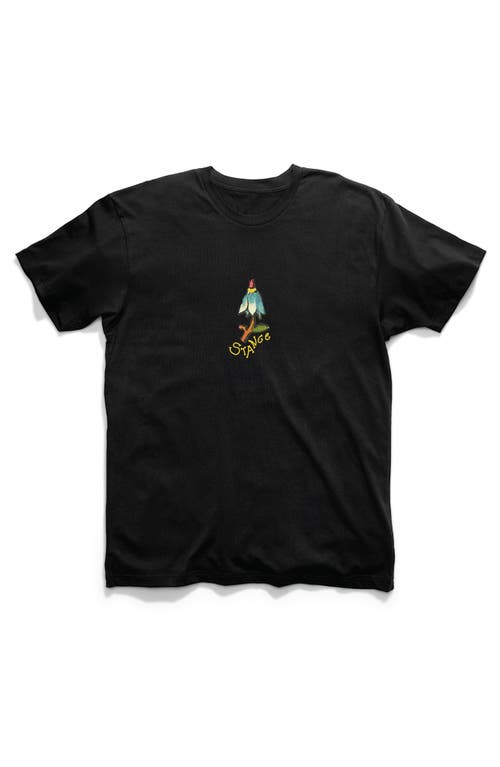 Stance Nightshade Cotton Graphic T-Shirt Black at Nordstrom,