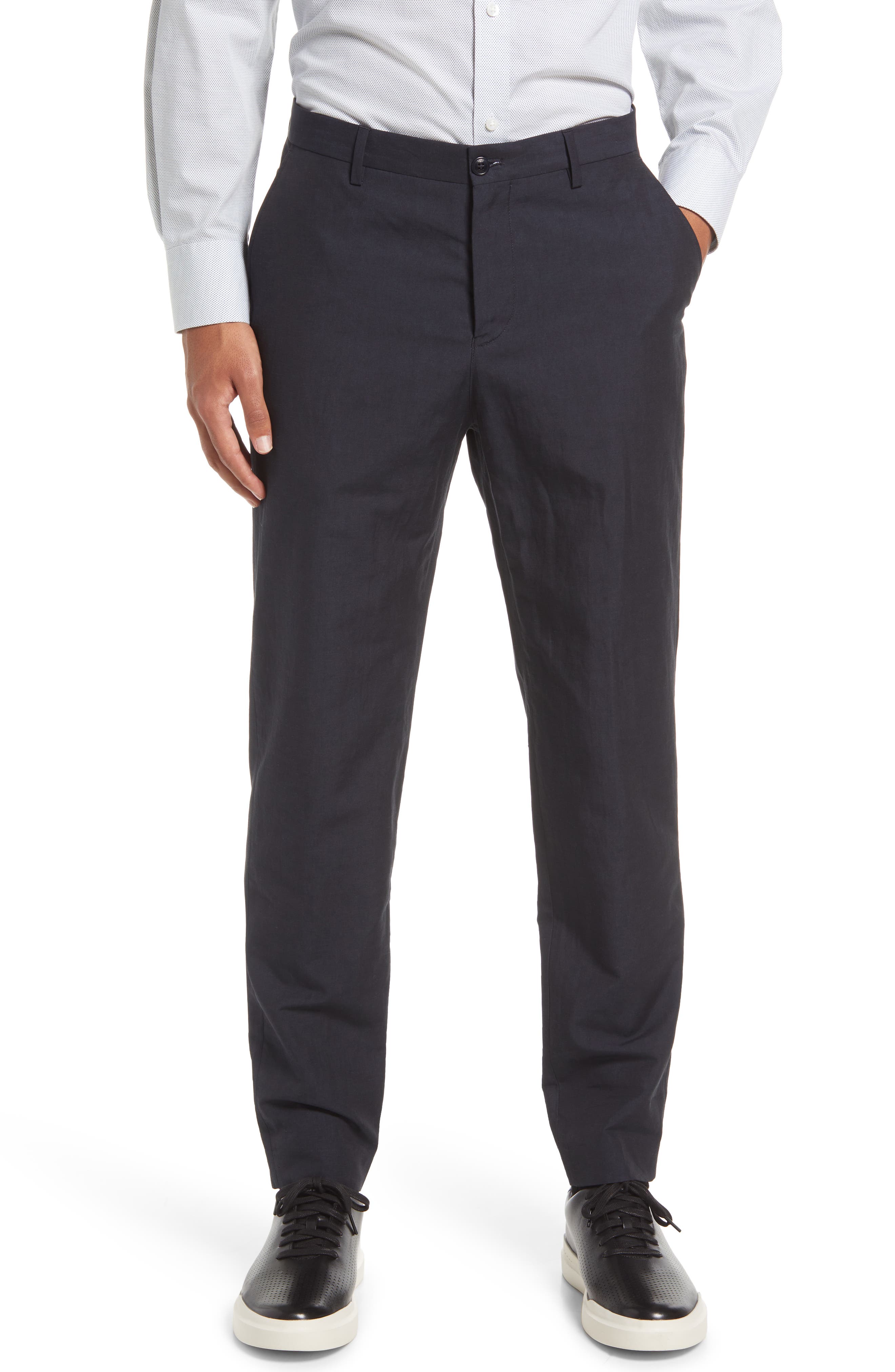 ted baker black trousers mens