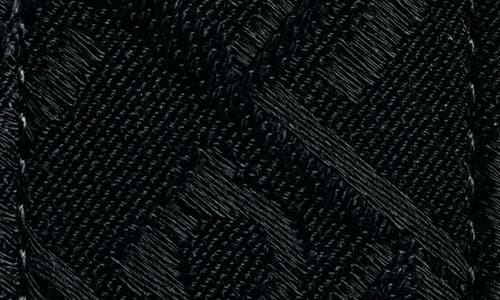 Ferragamo Double Gancio Jacquard Belt In Nero/logo