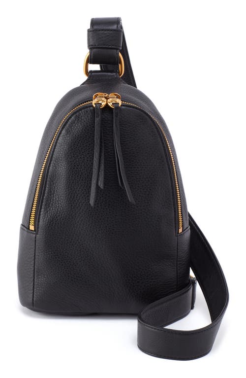 HOBO Fern Leather Sling Bag in Black at Nordstrom