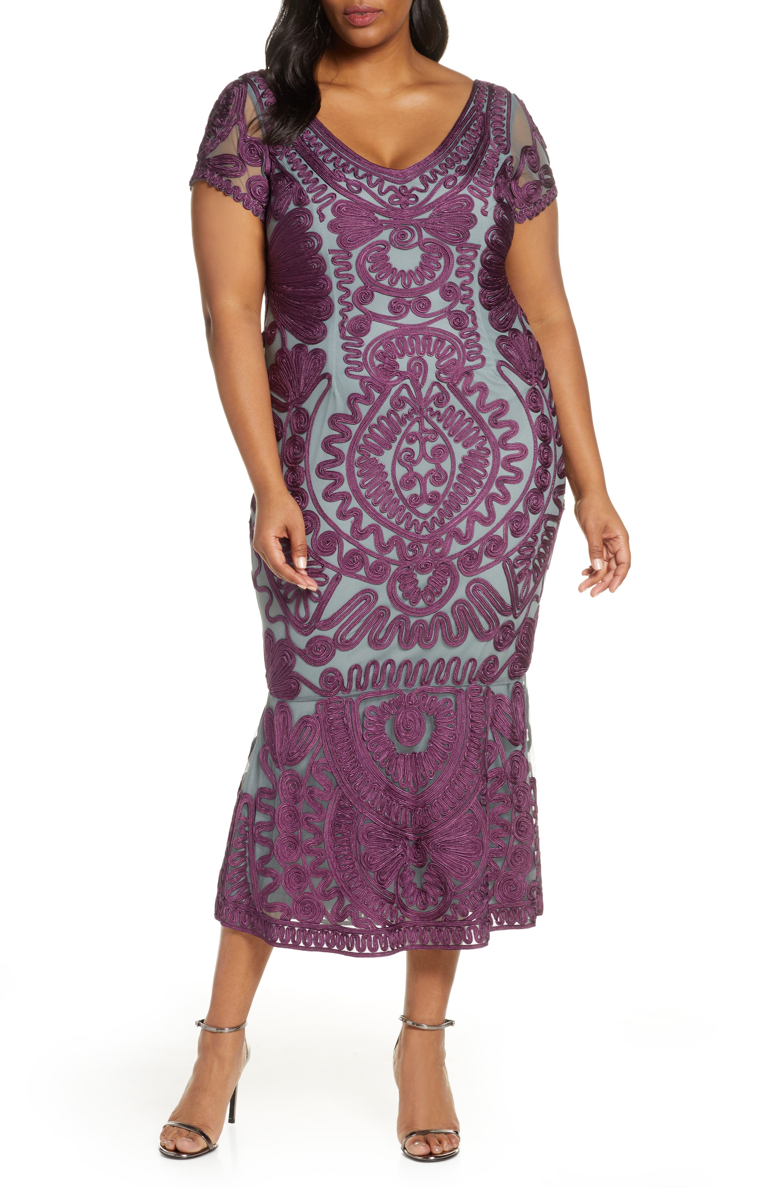 Buy nordstrom plus size purple dress in stock