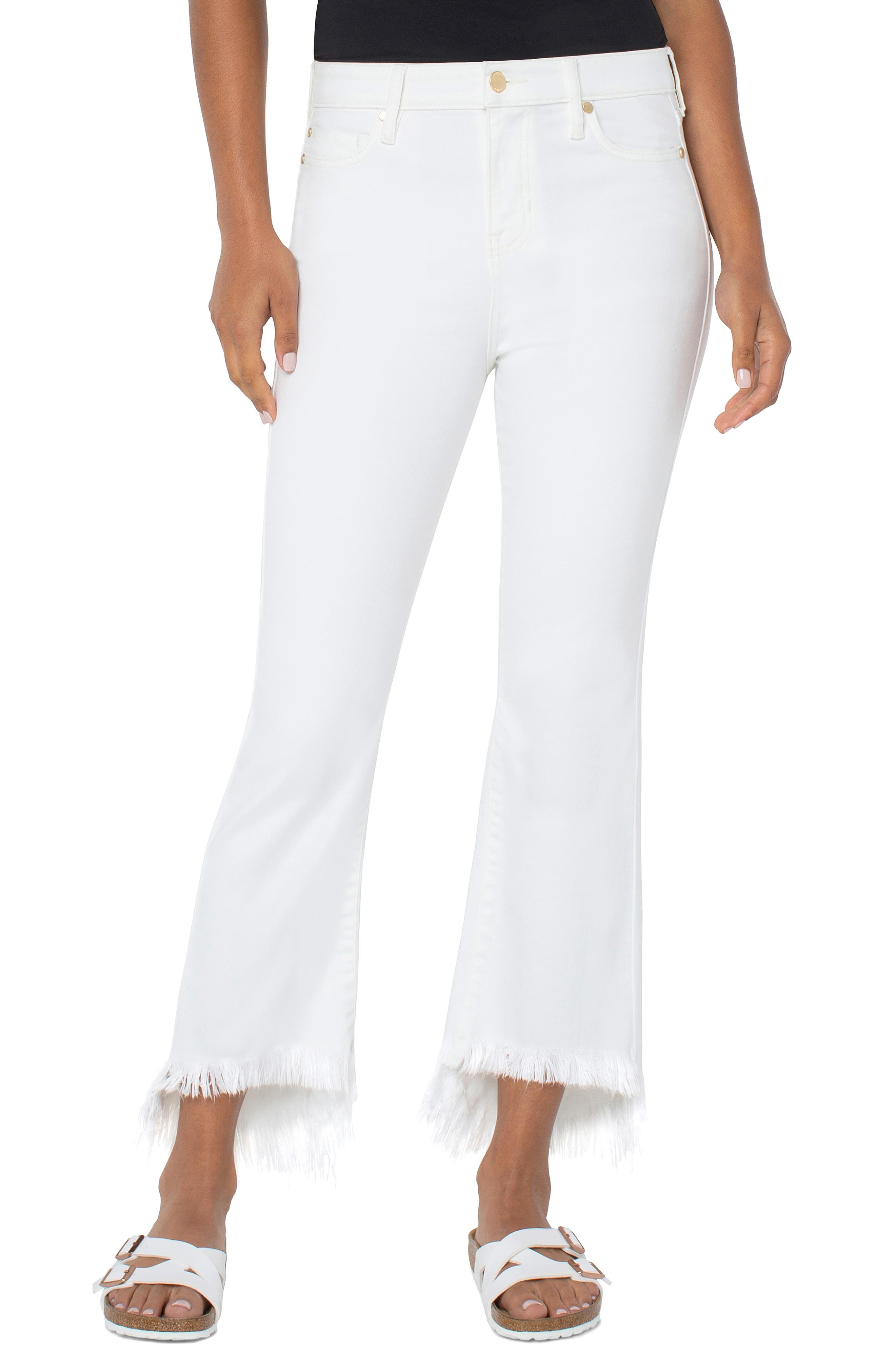 white crop pants