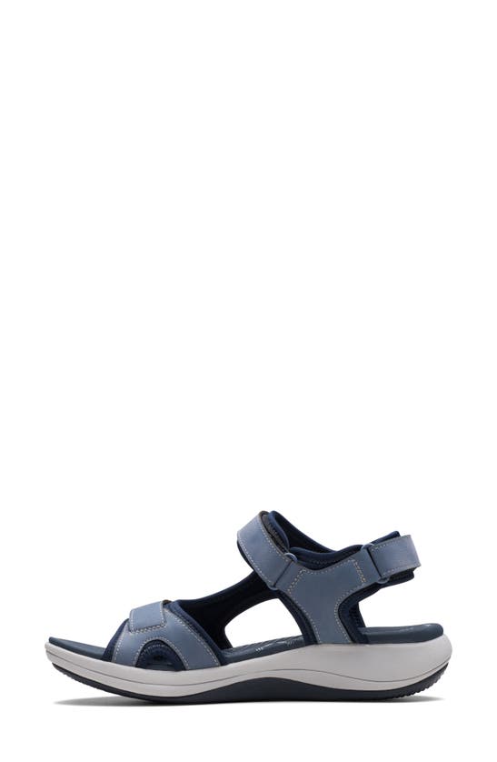 Shop Clarks Mira Bay Sandal In Denim Blue