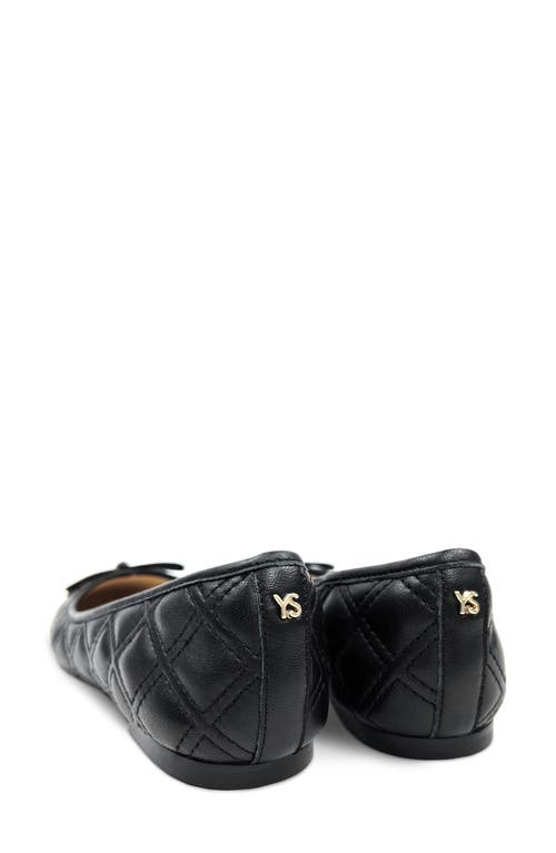 Shop Yosi Samra Sadie Ballet Flat In Black/black