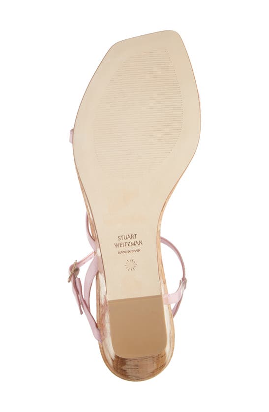 Shop Stuart Weitzman Oasis 50 Wedge Sandal In Blossom