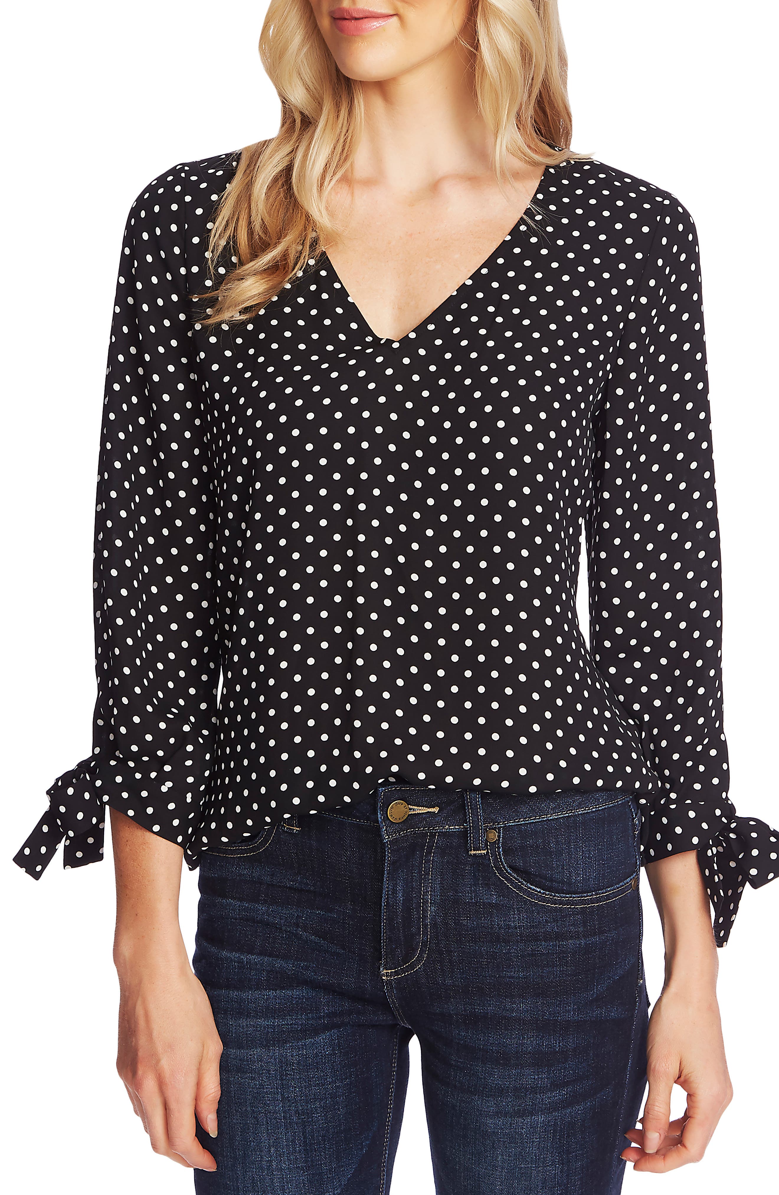 polka dot blouse canada