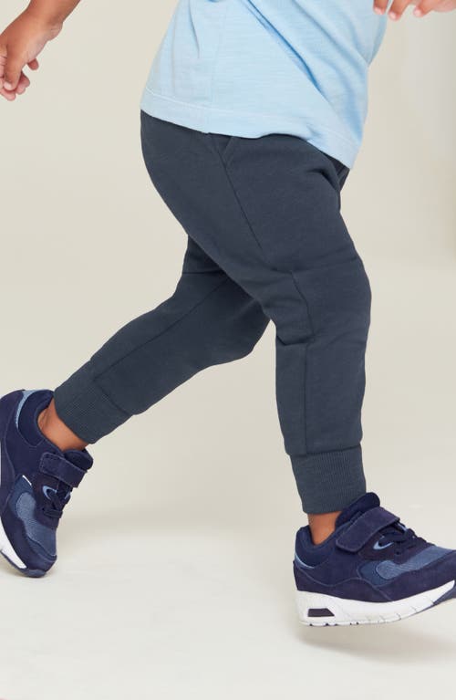 Shop Next Kids' Core Cotton Joggers In Blue