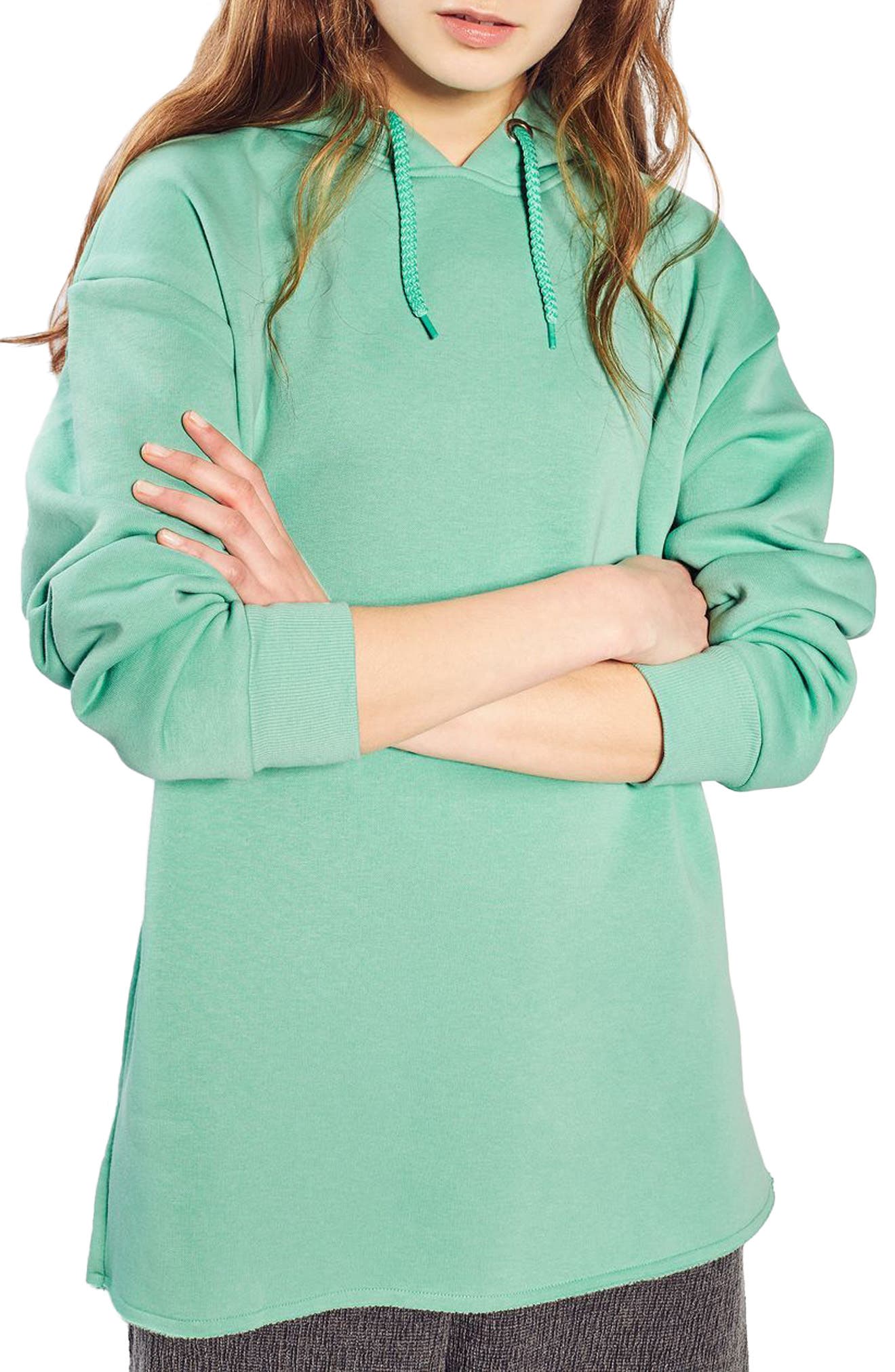 topshop longline hoodie