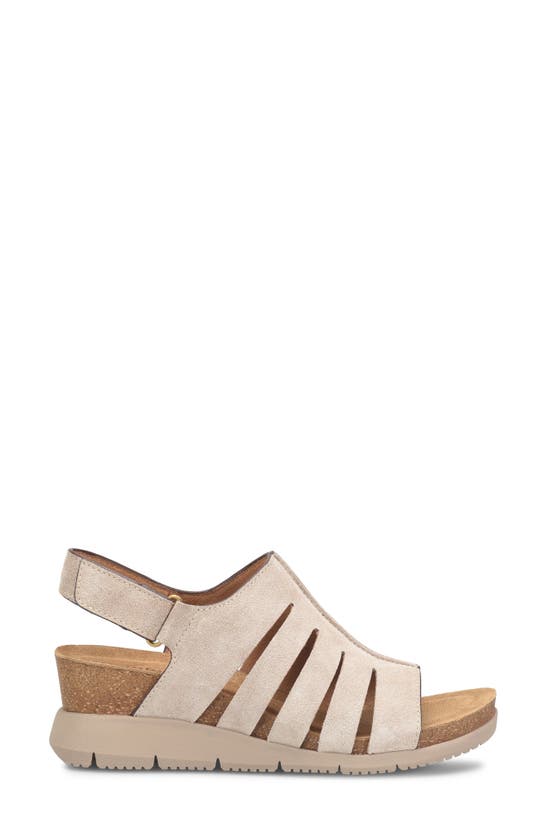 Shop Comfortiva Scottie Slingback Wedge Sandal In Baywater