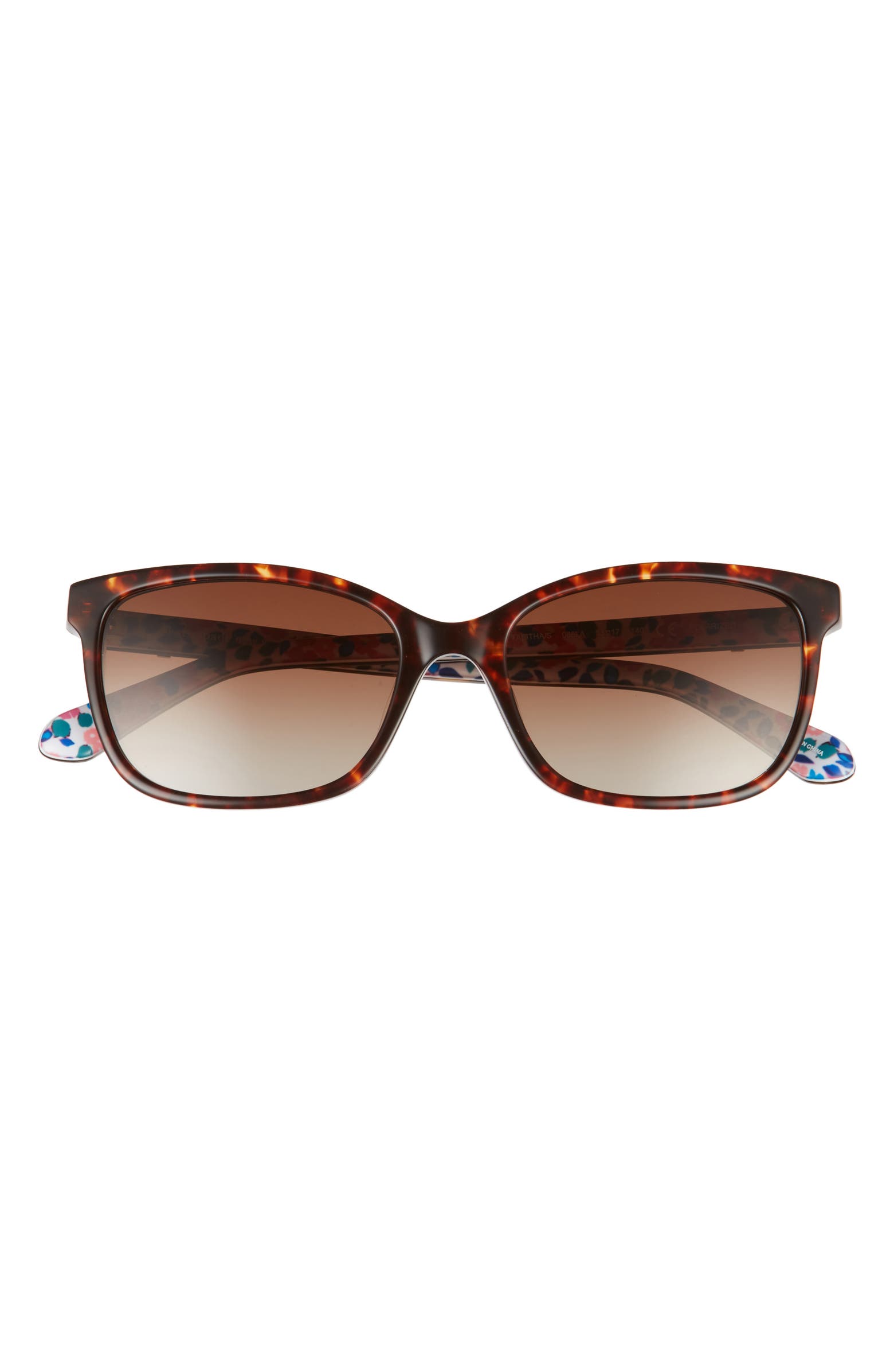 Kate Spade New York Tabitha 53mm Polarized Rectangular Sunglasses Nordstrom