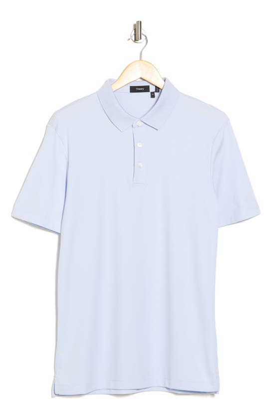 Theory Short Sleeve Polo In Olympic