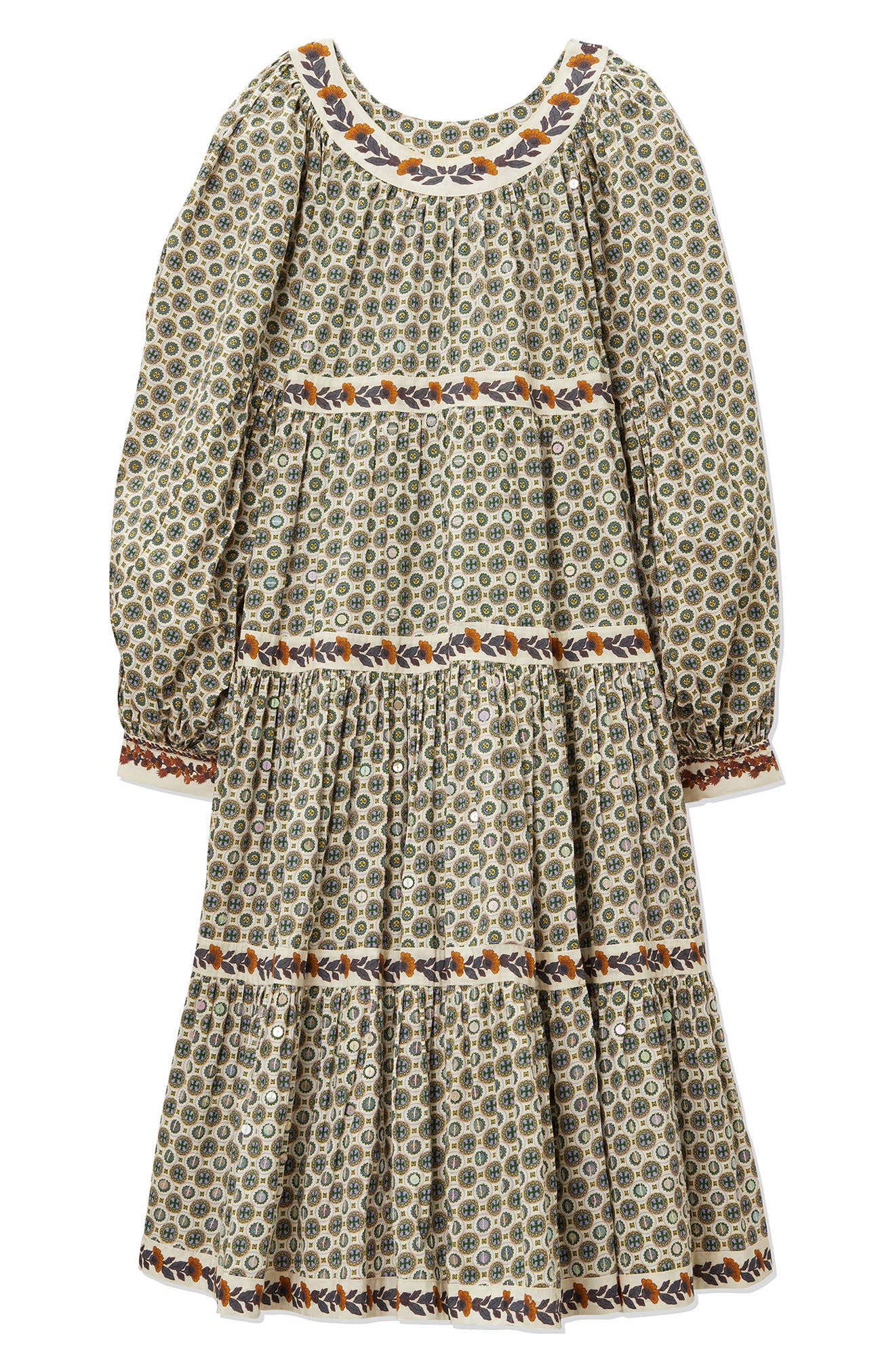 tory burch tiered dress