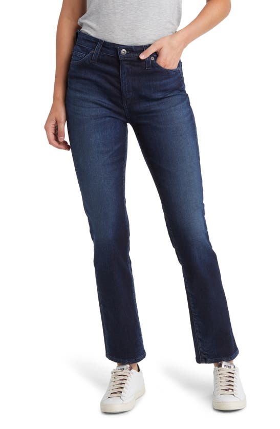 Ag Mari High Waist Slim Straight Leg Jeans In Vp Soho