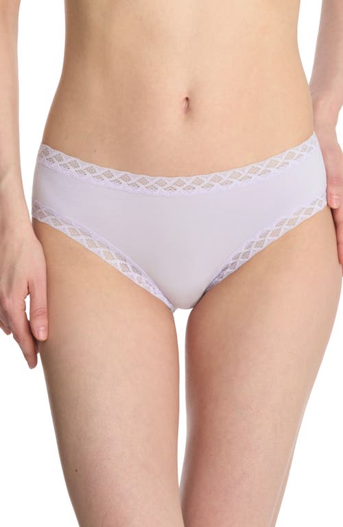Natori Bliss Cotton Girl Brief In Lavender Haze
