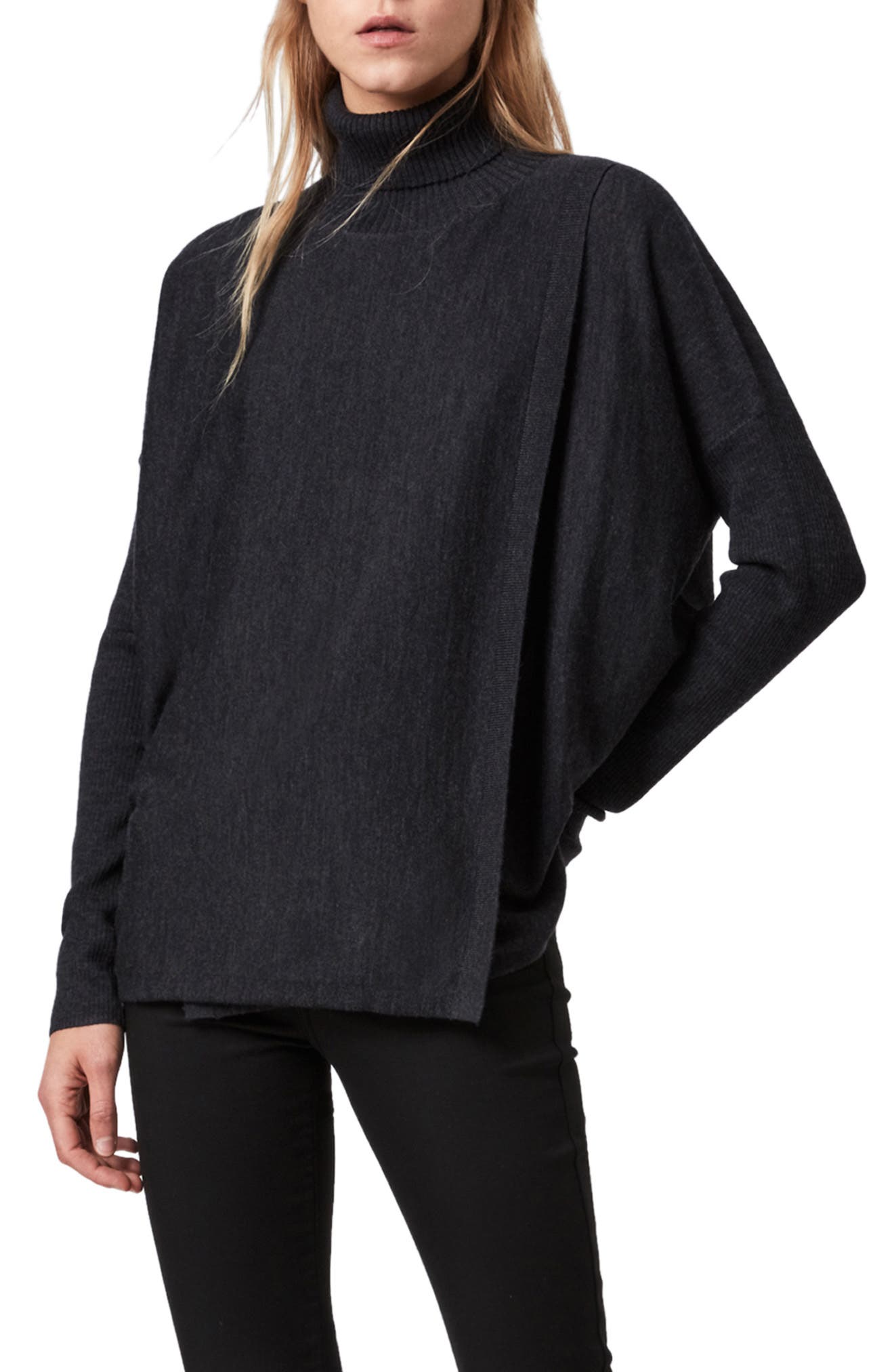 merino wool wrap sweater