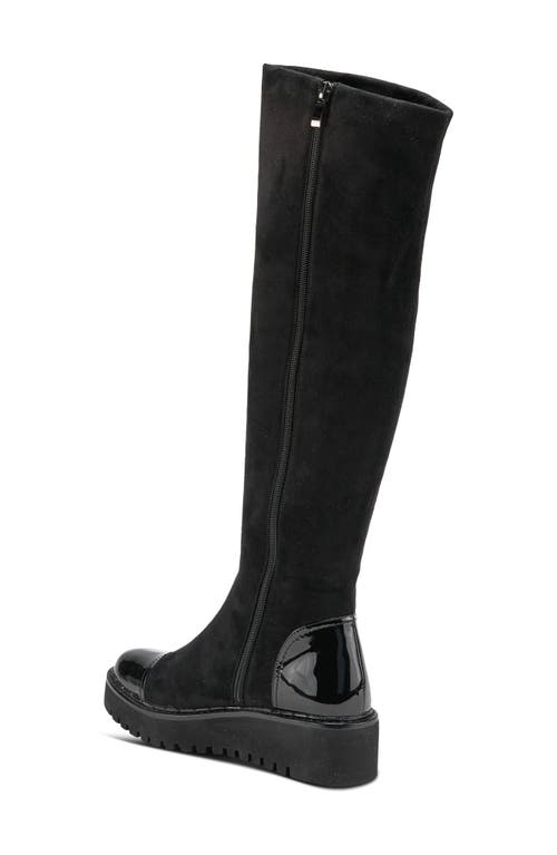 Azura By Spring Step Quappa Knee High Boot In Black