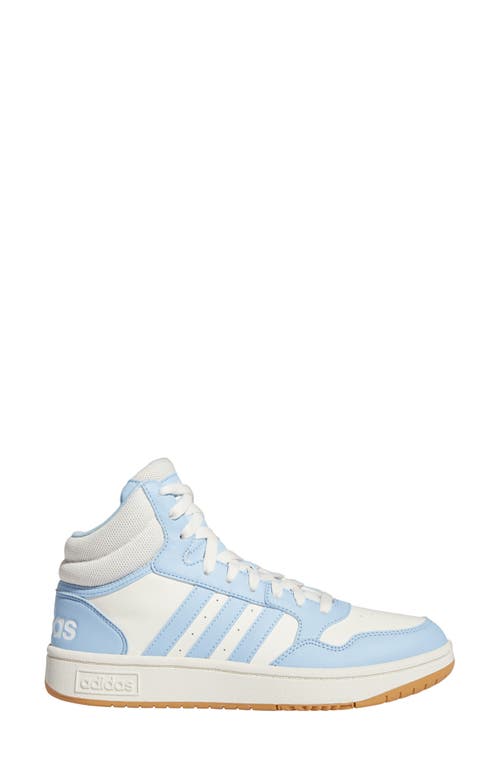 Adidas Originals Adidas Hoop 3.0 Mid Classic Sneaker In Cloud White/white/gum