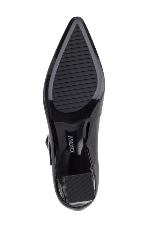 Dkny Samira Pointed Toe Mary Jane Pump In Black