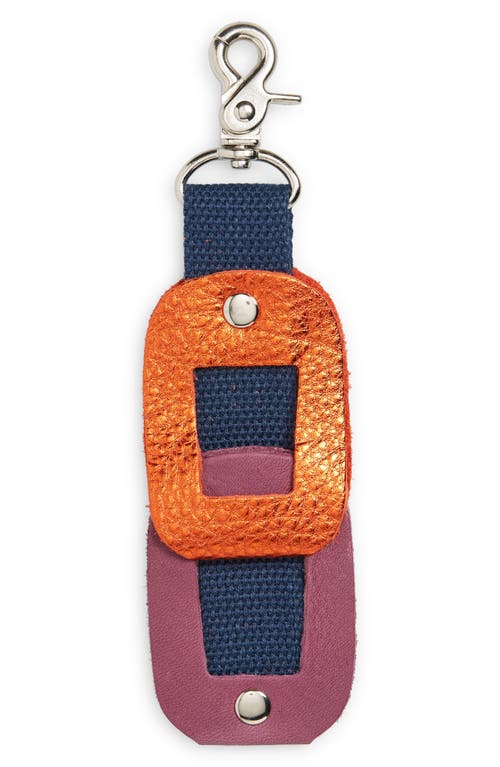 Tackle Leather Link Key Chain in Apollo