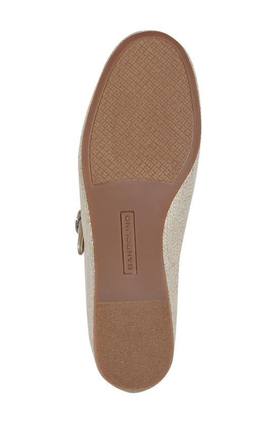 Shop Bandolino Philly Mary Jane Flat In Gold