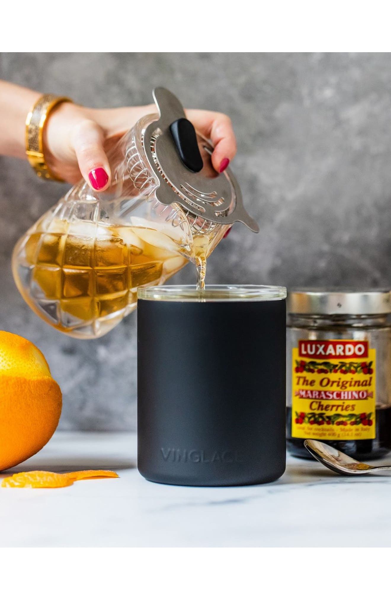 Vinglacé Glass Lined Stainless Steel Whiskey Glass Nordstrom