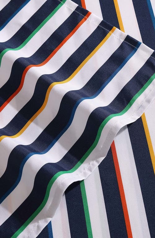 Eddie Bauer Stripe Games Sheet Set In Dark Blue