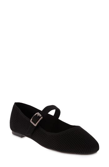 Mia Brita Mary Jane Flat In Black
