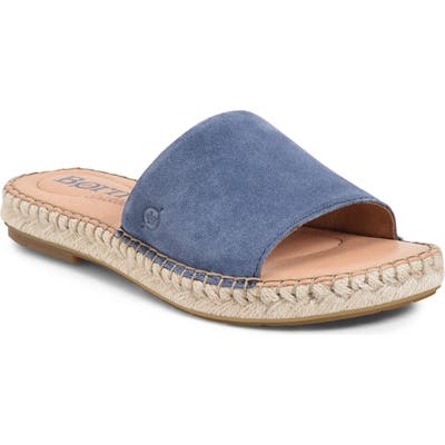 B?rn San Benito Espadrille Slide Sandal, Blue