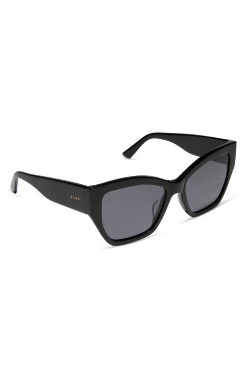 Diff Vivienne 56mm Cat Eye Sunglasses In Grey