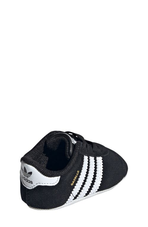 Shop Adidas Originals Adidas Gazelle Crib Shoe In Core Black/footwear White