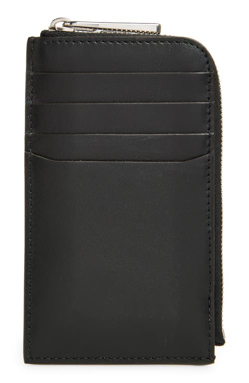 MONCLER MONCLER QUILTED LEATHER CARD CASE 