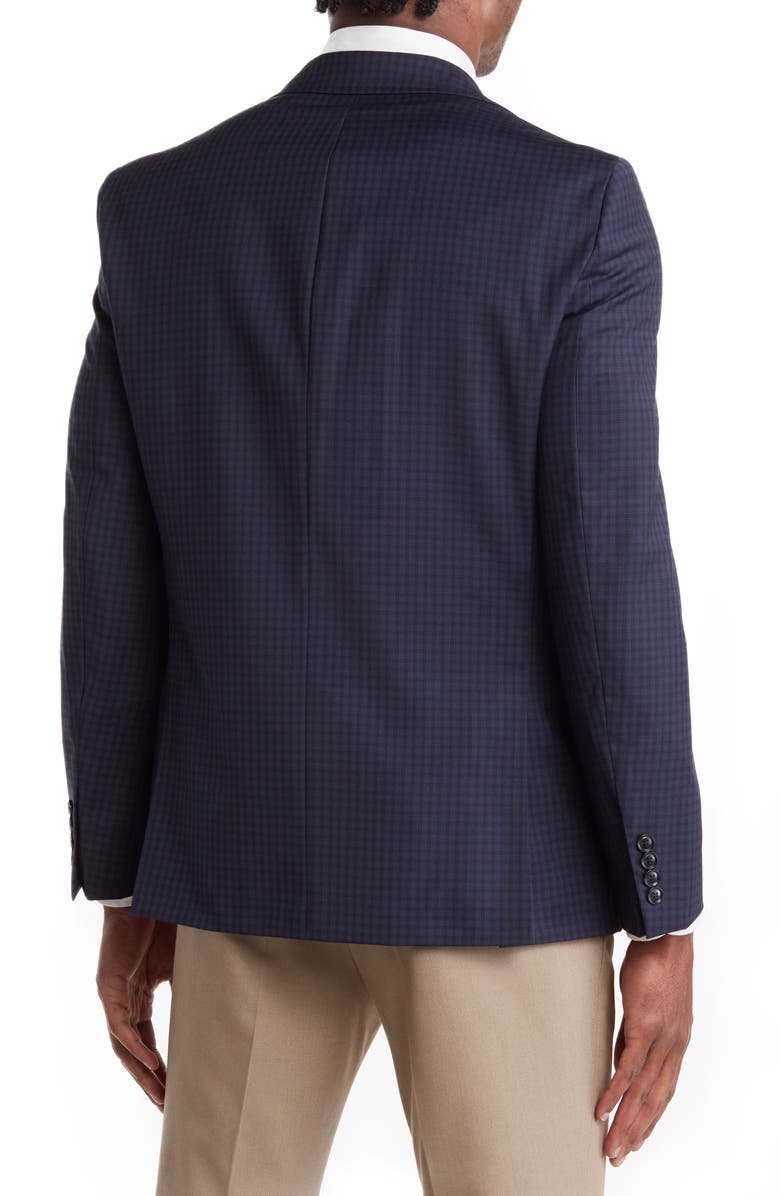 aanklager vis bedelaar Calvin Klein Merrit Blue Check Two Button Notch Lapel Wool Blend Sport Coat  | Nordstromrack